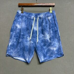 FAIR HARBOR Men's Blue The Anchor Swim Trunks in Clark Size M Blue Shorts
